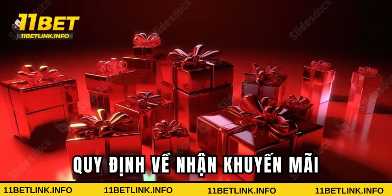 Quy định về nhận khuyến mãi trong điều khoản sử dụng